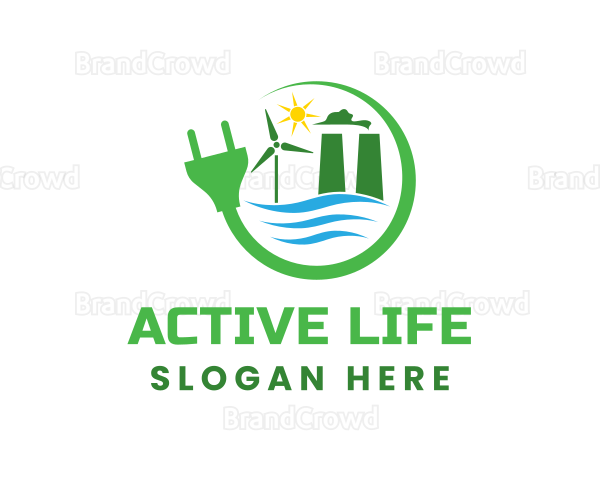 Sun Eco Electricity Logo