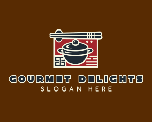 Asian Soup Dining logo design