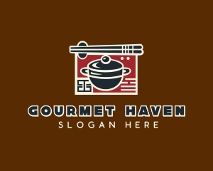 Asian Soup Dining logo design