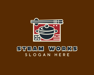 Asian Soup Dining logo design