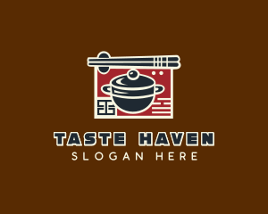 Asian Soup Dining logo design