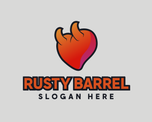 Naughty Heart Horn Logo