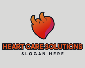 Naughty Heart Horn logo design