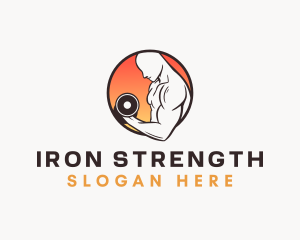 Weightlifting - Fitness Gym Weightlifting logo design