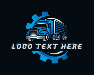 Hauling - Truck Gear Cargo logo design