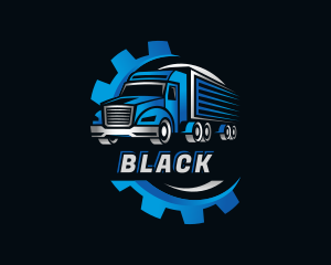 Trailer - Truck Gear Cargo logo design