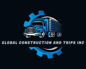 Trailer - Truck Gear Cargo logo design