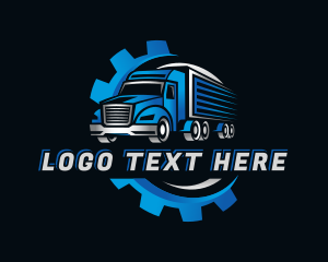 Freight - Truck Gear Cargo logo design