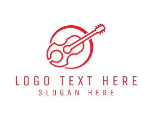 Classical - Guitar Wrench Intrument logo design