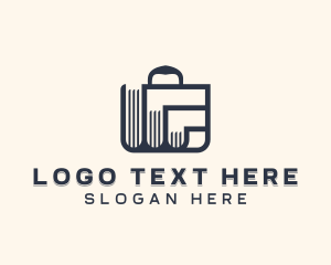Bookstore - Shopping Bag Retail logo design