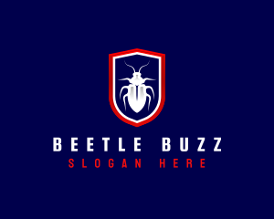 Beetle - Roach Pest Extermination logo design