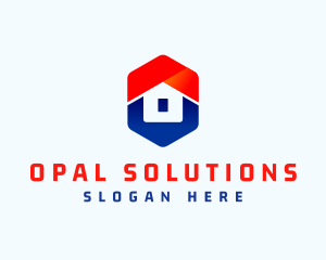 Housing Realty Letter O logo design