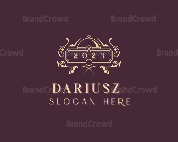 Fine Dining Luxury Restaurant Logo