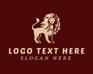 Law Firm - Gradient Lion Firm logo design