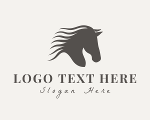 Jockey - Horse Equine Stallion logo design