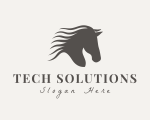 Horse Equine Stallion Logo