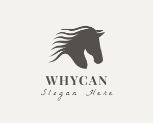 Pony - Horse Equine Stallion logo design