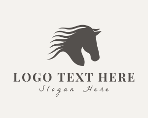 Riding - Horse Equine Stallion logo design