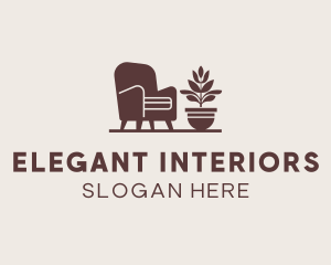 Decorator - Chair Decor Furniture logo design