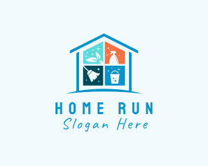 Home Property Cleaning logo design