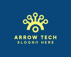 Yellow Tech Networking logo design