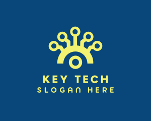 Yellow Tech Networking logo design