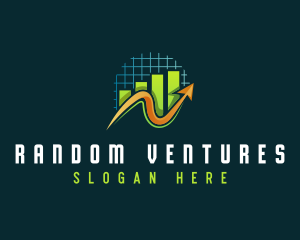 Arrow Graph Trading logo design