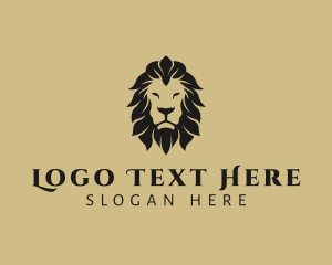 Luxury - Elegant Lion Safari logo design