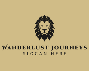 Elegant Lion Safari Logo