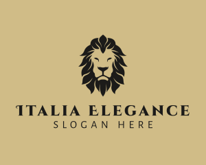 Elegant Lion Safari logo design