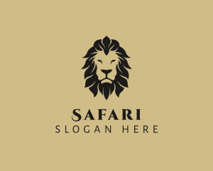 Elegant Lion Safari logo design