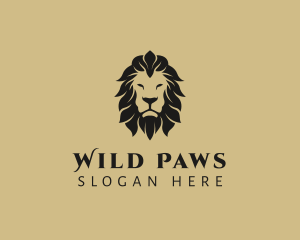 Elegant Lion Safari logo design