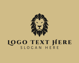 Elegant Lion Safari Logo