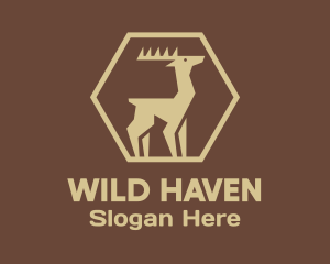 Wild Brown Deer logo design