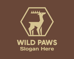 Wild Brown Deer logo design