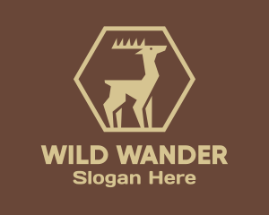 Wild Brown Deer logo design