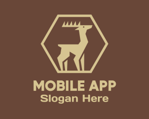 Hunt - Wild Brown Deer logo design