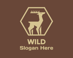 Wild Brown Deer logo design