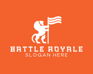Fortnite - Royal Lion Flag logo design