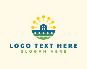 House - Sustainable Solar Energy logo design