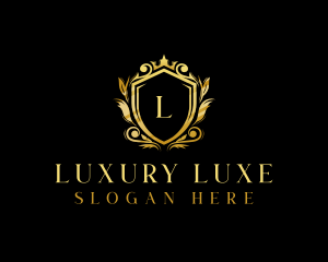 Luxury Royal Shield logo design