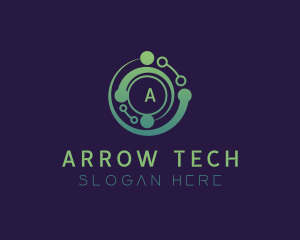 Technology AI Software logo design