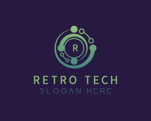 Technology AI Software logo design