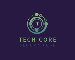 Technology AI Software logo design