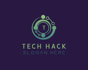 Technology AI Software logo design