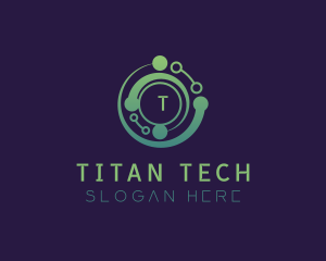 Technology AI Software logo design