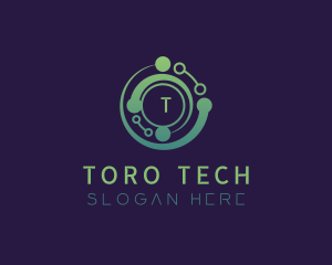 Technology AI Software logo design