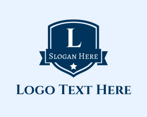 Legal Services - University Emblem Lettermark logo design
