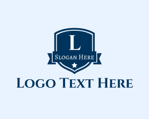Law Firm - University Shield Banner logo design