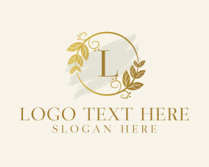 Letter - Luxury Nature Wellness logo design